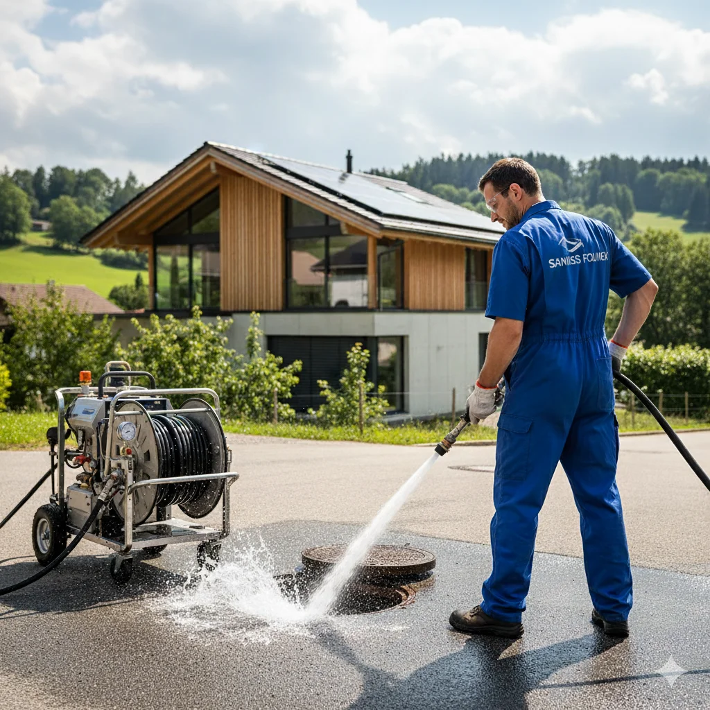 Débouchage de canalisation par hydrocurage