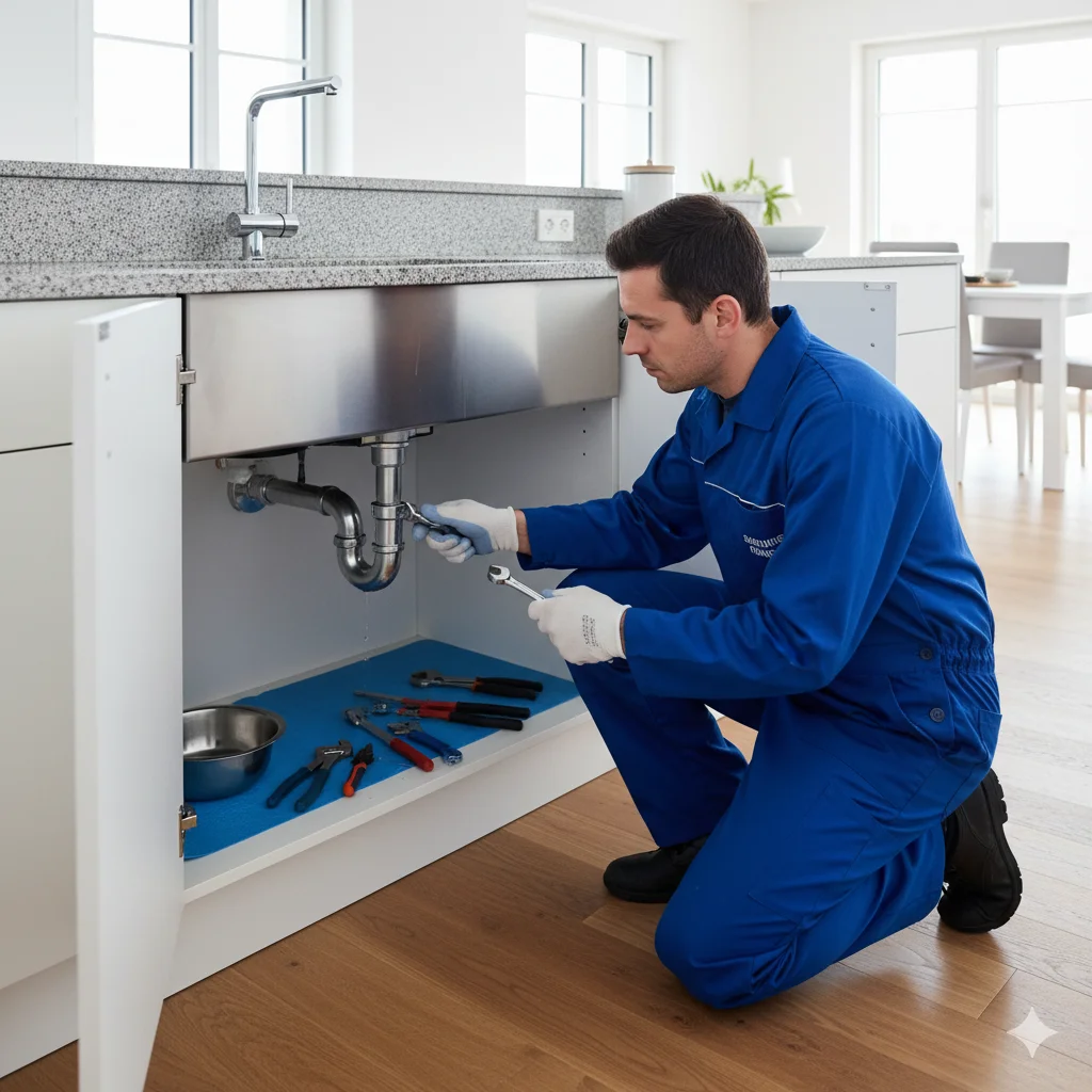 Débouchage d'évier professionnel